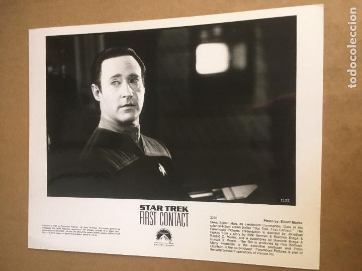Cine: star trek first contact primer contacto foto original estreno