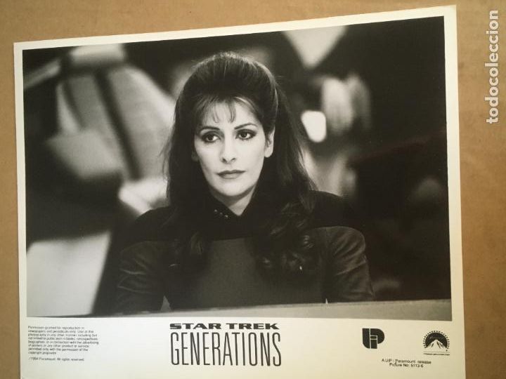 Cine: star trek generations la proxima generacion foto original estreno