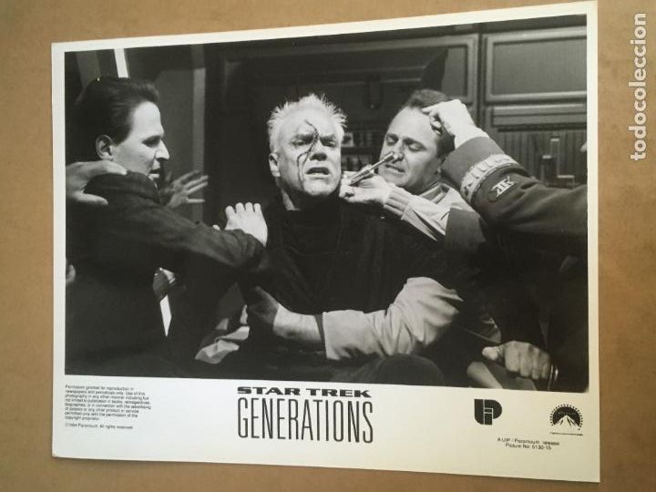 Cine: star trek generations la proxima generacion malcolm mcdowell foto original estreno