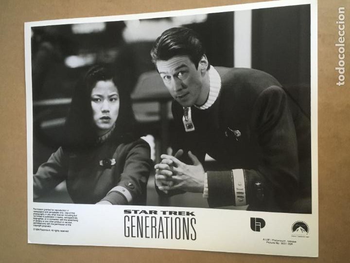 Cine: star trek generations la proxima generacion foto original estreno