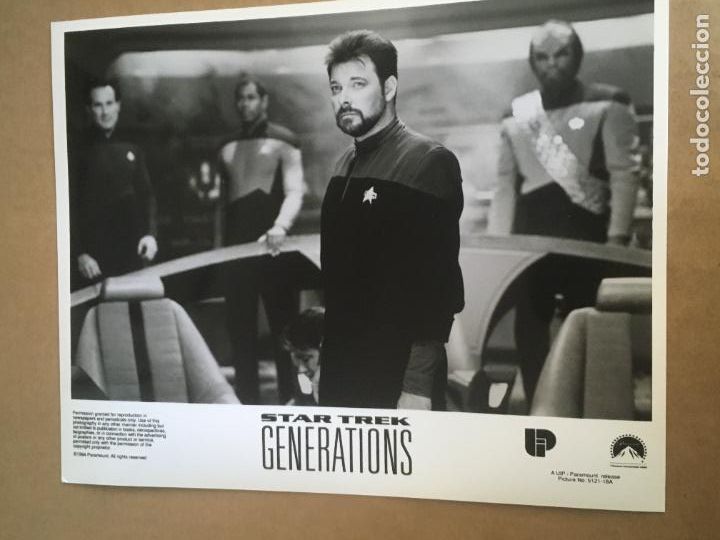 Cine: star trek generations la proxima generacion foto original estreno