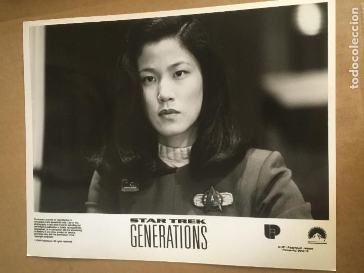 Cine: star trek generations la proxima generacion foto original estreno