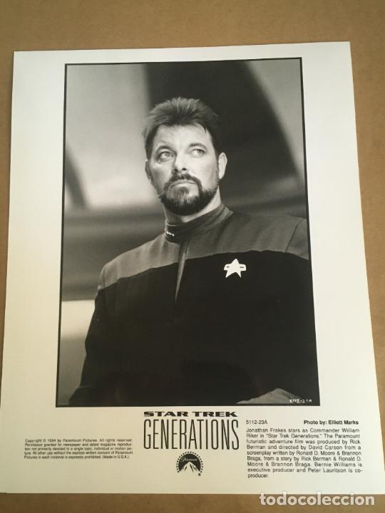 Cine: star trek generations la proxima generacion foto original estreno