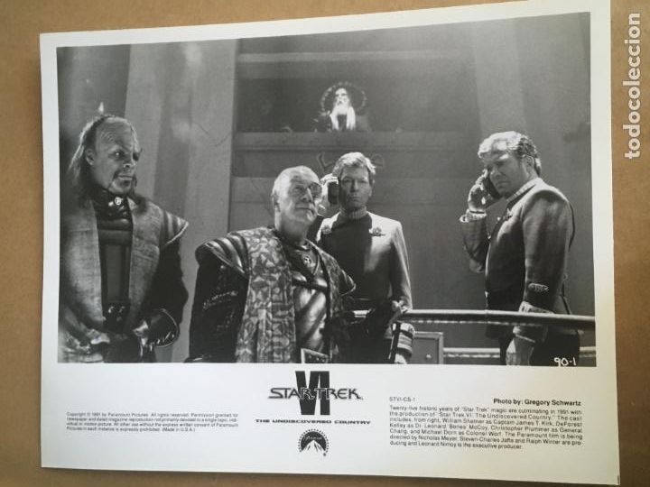 Cine: star trek VI 6 aquel pais desconocido capitan kirk william shatner spock foto original estreno