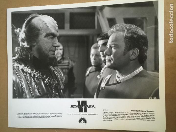 Cine: star trek VI 6 aquel pais desconocido capitan kirk william shatner foto original estreno