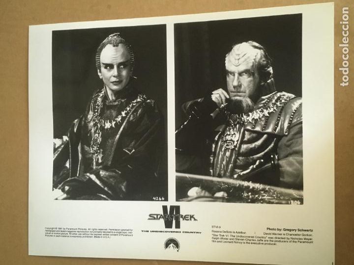 Cine: star trek VI 6 aquel pais desconocido foto original estreno