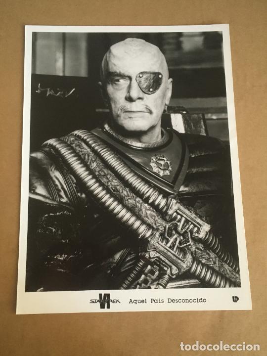 Cine: star trek VI 6 aquel pais desconocido foto original estreno