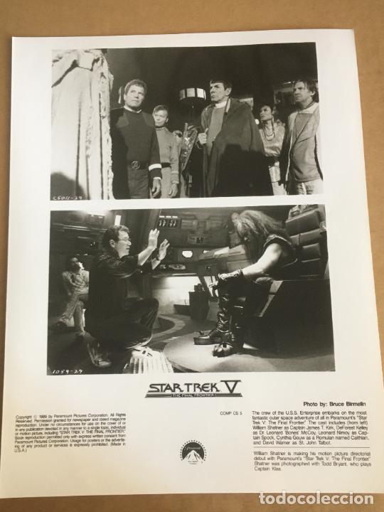 Cine: star trek V 5 la ultima frontera final frontier william shatner leonard nimoy foto original estreno