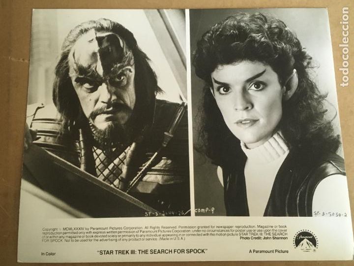 Cine: star trek III 3 en busca de spock foto original estreno