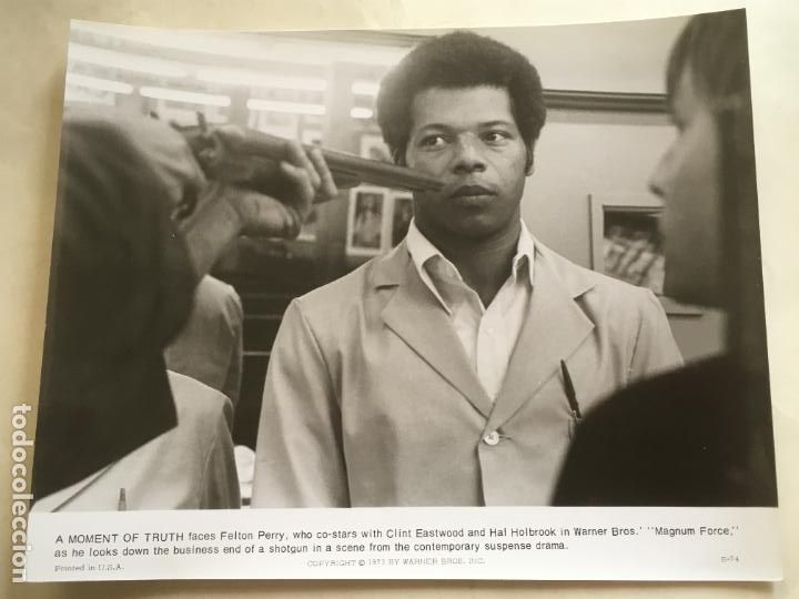 Cine: harry el fuerte magnum force clint eastwood foto original estreno