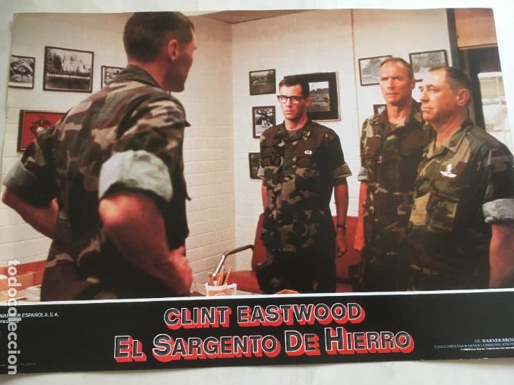Cine: el sargento de hierro heartbreak ridge clint eastwood fotocromo original estreno