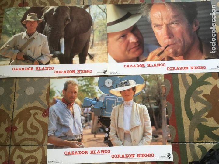 Cine: cazador blanco corazon negro clint eastwood 3 fotocromos original estreno
