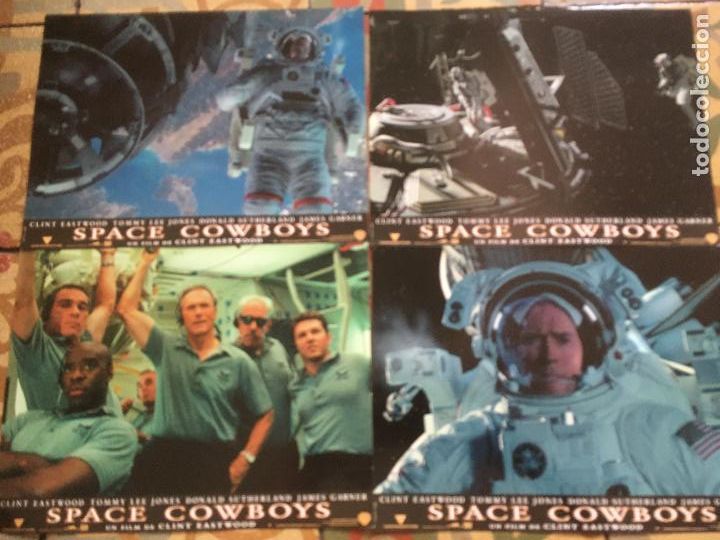 Cine: space cowboys donald sutherland clint eastwood 4 fotocromos original estreno