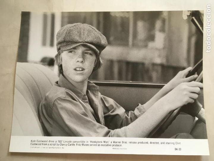 Cine: el aventurero de medianoche honkytonk man clint eastwood foto original estreno