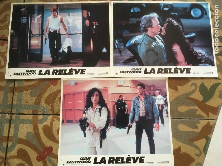 Cine: el principiante the rookie sonia braga clint eastwood 3 fotocromos original estreno