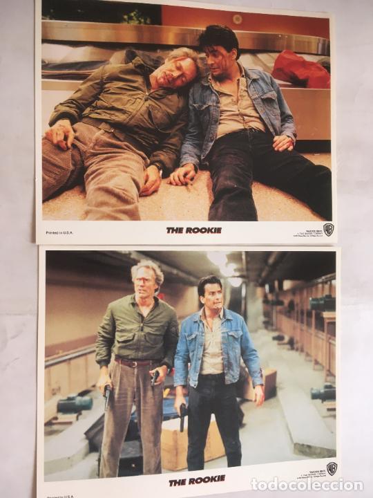 Cine: el principiante the rookie sonia braga clint eastwood 2 fotocromos original estreno