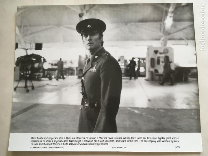 Cine: firefox el arma definitiva clint eastwood foto original estreno