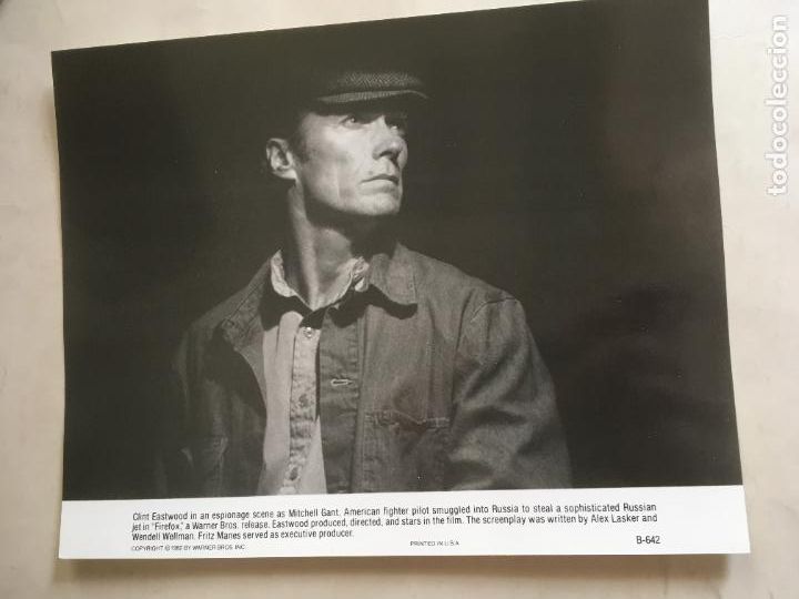 Cine: firefox el arma definitiva clint eastwood foto original estreno