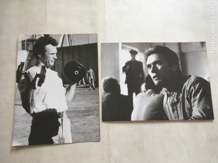 Cine: fuga de alcatraz escape from clint eastwood 2 fotos original estreno