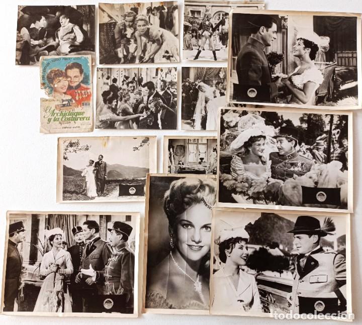 Cinema: LOTE FOTOGRAF&Iacute;AS PROMOCIONALES O DE PRUEBA PARA FOTOCROMOS PEL&Iacute;CULA EL ARCHIDUQUE Y LA COSTURERA