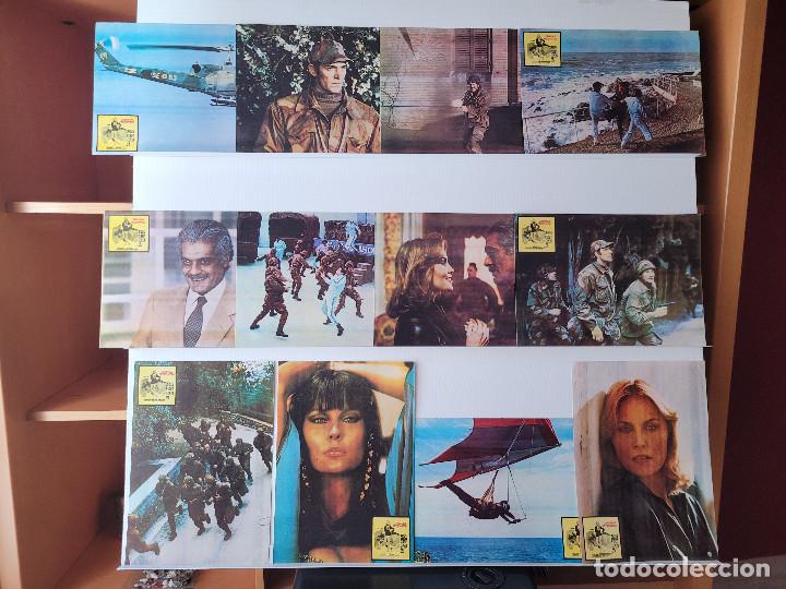 Cin&eacute;ma: Sabotaje petrol&iacute;fero. Cornelia Sharpe, Omar Sharif, Robert Lansing, Anita Ekberg. 12 FOTOCROMOS