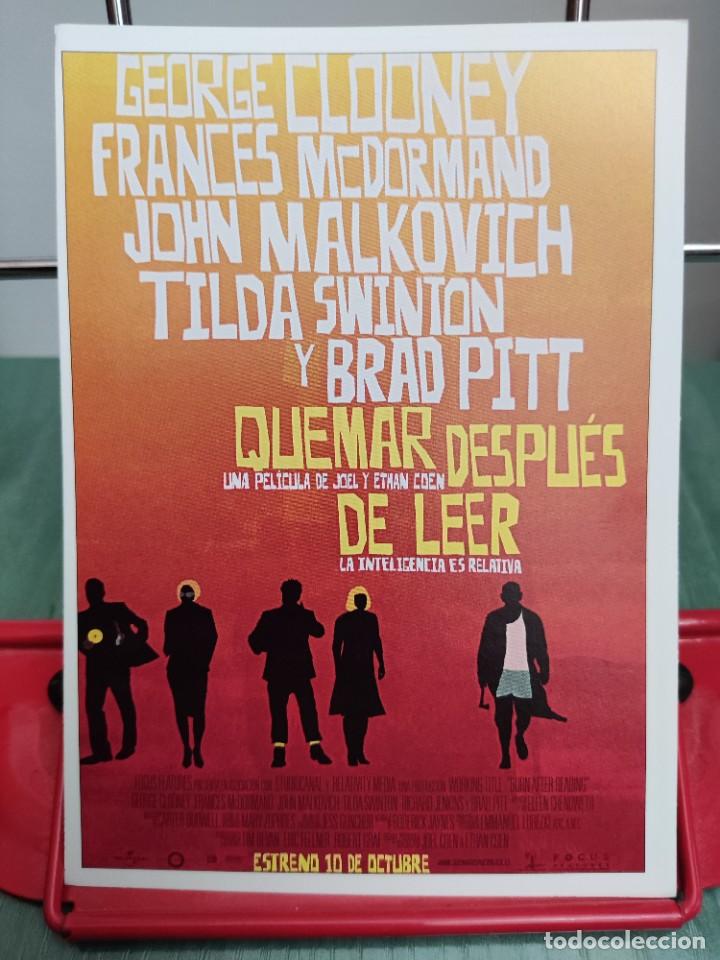 Cine: Quemar despues de leer . Ficha revista Accion