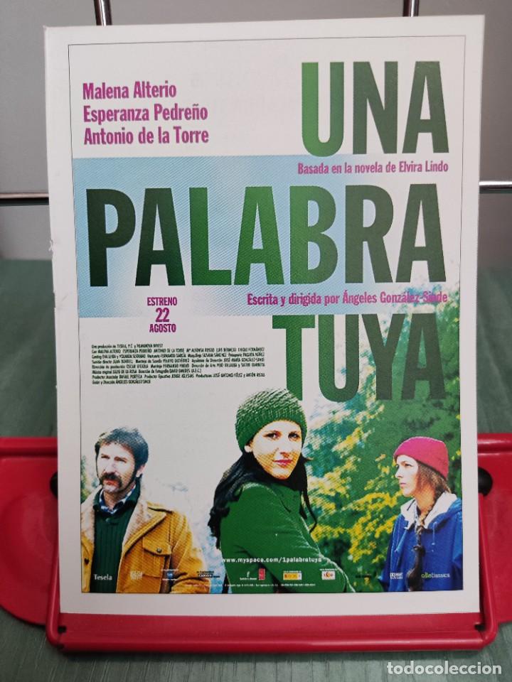 Cinema: Una palabra tuya . Ficha revista Accion
