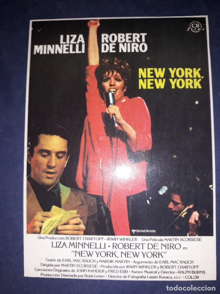 Cine: Postal Publicitaria Pel&iacute;cula New York New York ( Liza Minnelli Robert de Niro )