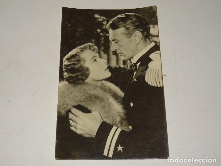 Cine: (M19) POSTAL CINE - 1205 JANE WYATT Y GARY COOPER - SE&Ntilde;ALES DE USO NORMALES