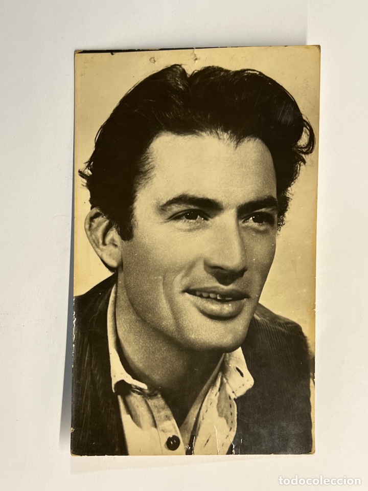 Cine: GREGORY PECK. Postal No.1043, actores y actrices. Ediciones JDP (h.1950?) c&iacute;rculada..