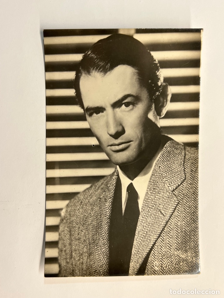 Cine: GREGORY PECK. Postal No.1600, actores y actrices. Ediciones JDP (h.1950?) S/C