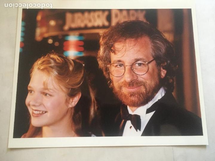 Cine: steven spielberg presentacion jurassic park foto original antigua