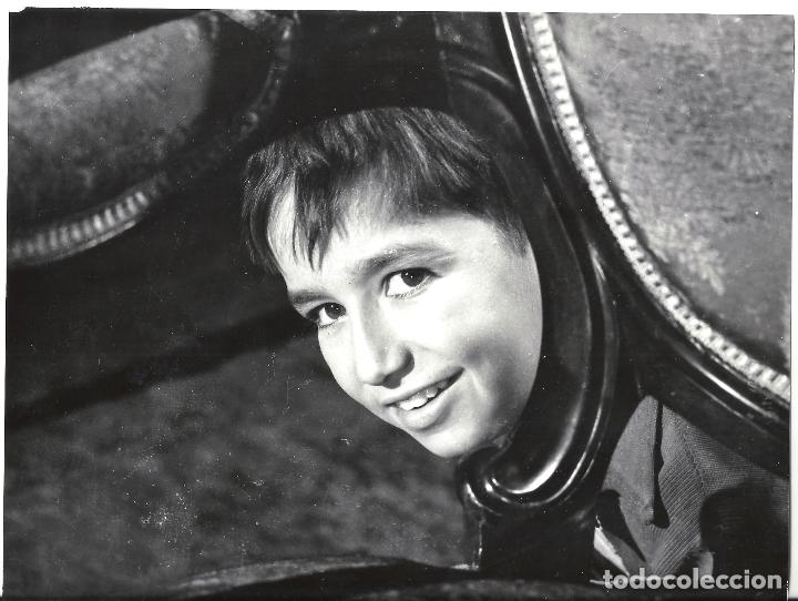 Cine: F32531 PULGARCITO HA LLEGADO UN ANGEL MARISOL FOTO ORIGINAL B/N ESPA&Ntilde;OLA