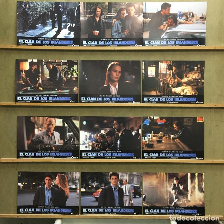 Kino: SCDO 632 EL CLAN DE LOS IRLANDESES SEAN PENN ED HARRIS SET COMPLETO 12 FOTOCROMOS ORIGINAL ESTRENO