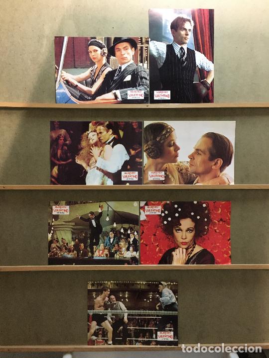 Kino: SCDO 675 VALENTINO KEN RUSSELL RUDOLF NUREYEV LESLIE CARON SET 7 FOTOCROMOS ORIGINAL ESTRENO