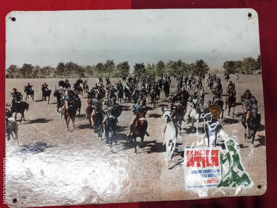 Cinema: EL HIJO DE ATILA. FOTO-CROMO EN CARTON. 39 X 28.