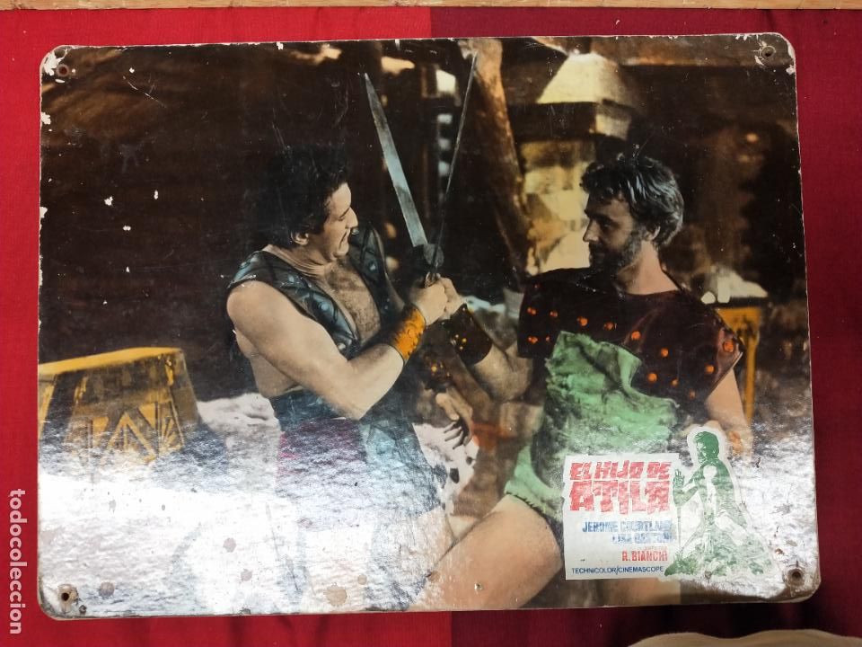 Cinema: EL HIJO DE ATILA. FOTO-CROMO EN CARTON. 39 X 28.