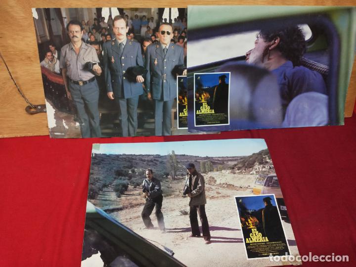 Cinema: EL CASO ALMERIA. 3 FOTOCROMOS 24 X 34 CM.