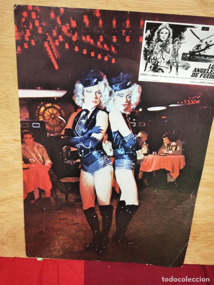 Cinema: LOS ANGELES DE FUEGO. FOTOCROMO 24 X 34 CM.