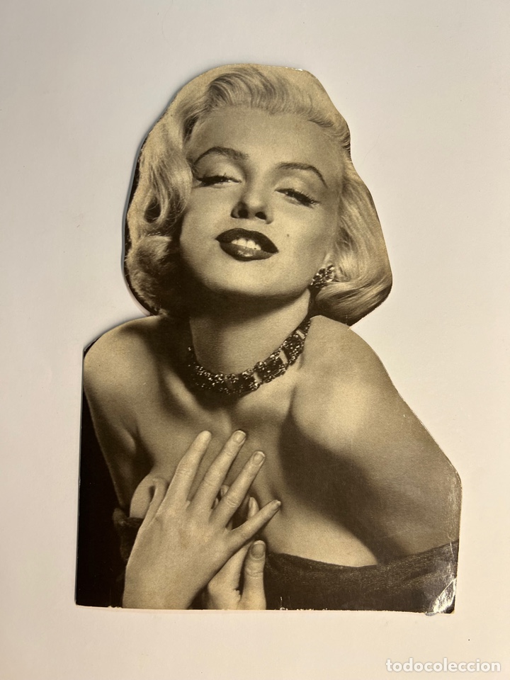 Cine: MARILYN MONROE 1991. POSTAL TROQUELADA ATHENA international. Med&iacute;das: 18 x 12,5 cm.,