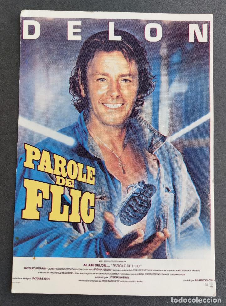 Cine: POSTAL - COLECCI&Oacute;N CINE - ALAIN DELON - &rdquo;Palabra de Ley&rdquo; - Ediciones F. Nugeron NE 275 - 1985