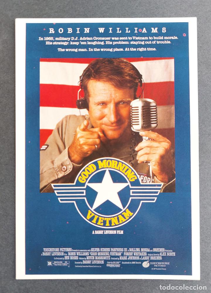 Cine: POSTAL - COLECCI&Oacute;N CINE - Robin Williams - &rdquo;Good Morning Vietnan&rdquo; - Editions Avant Garde P534