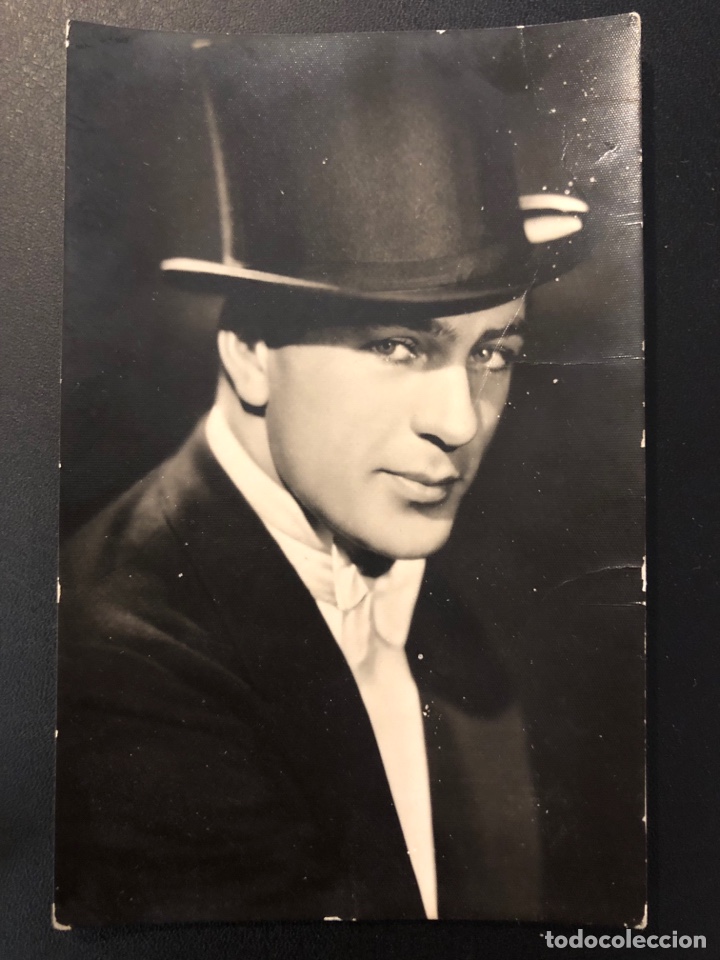 Cine: Antigua tarjeta postal de Gary Cooper