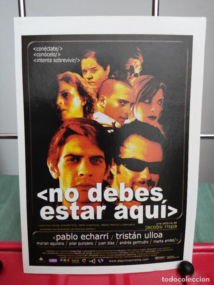 Cinema: No debes estar aqu&iacute; . Ficha revista Accion