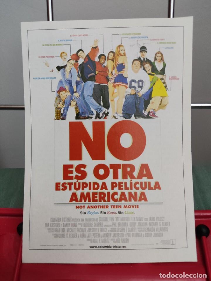 Cinema: No es otra estupida pelicula americana . Ficha revista Accion