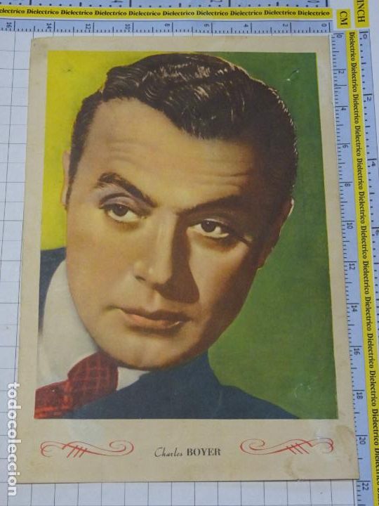 Kino: CROMO FOTOCROMO L&Aacute;MINA CINE ACTRIZ ACTOR. CHARLES BOYER. B94