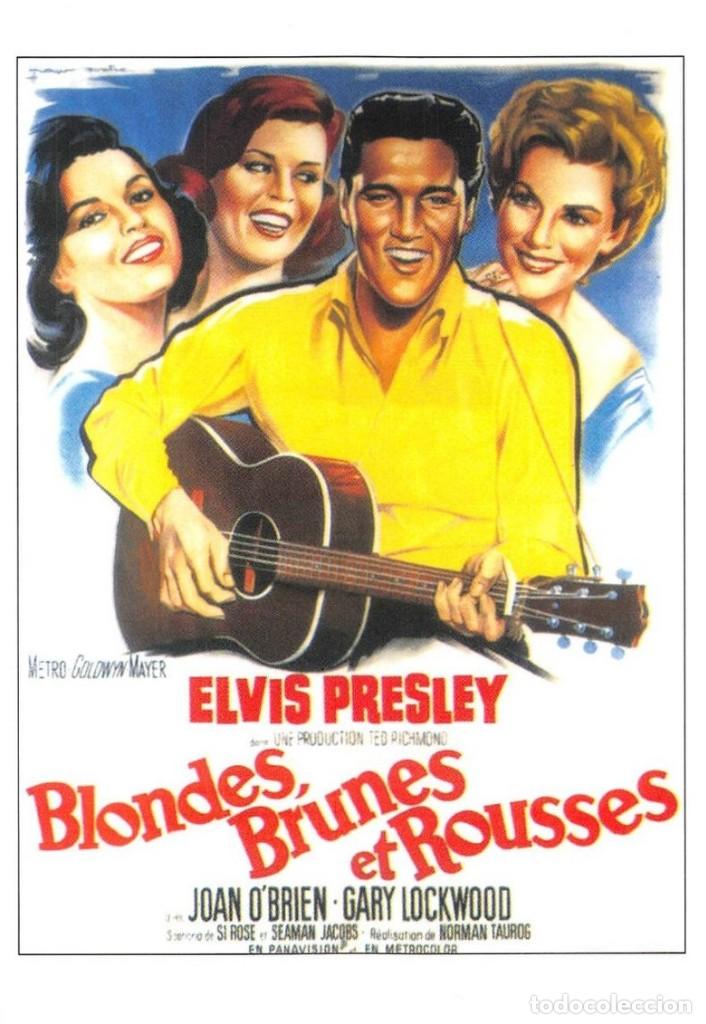 Cine: Tarjeta postal peliculas de Elvis Presley - Tama&ntilde;o 10,5x15 cm.aprox.