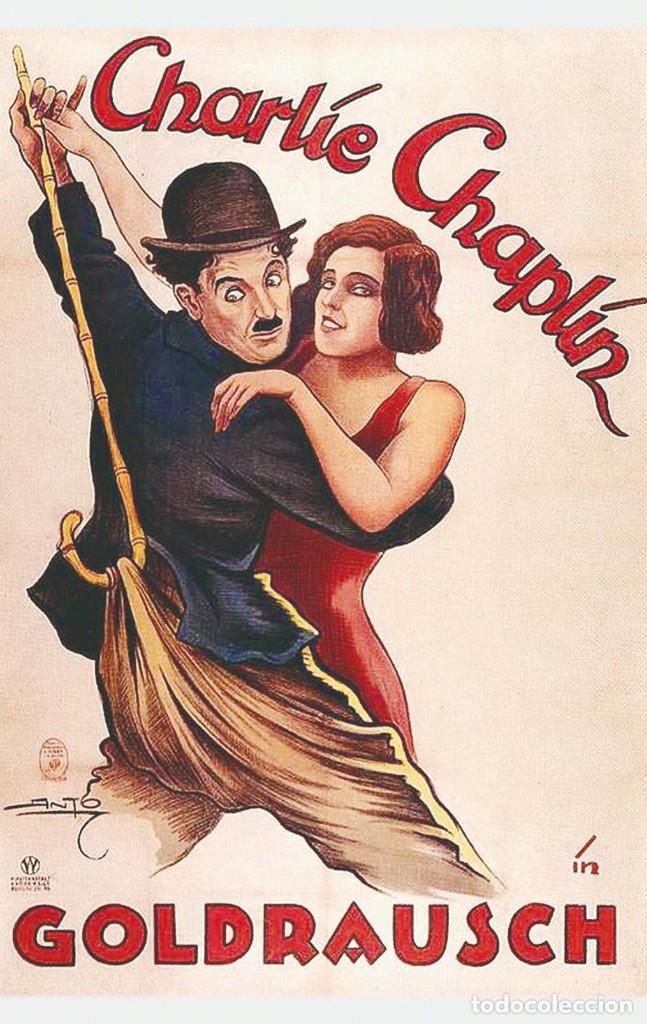 Cine: Charlie Chaplin - German - The Gold Rush, PHOTO POSTCARD rp
