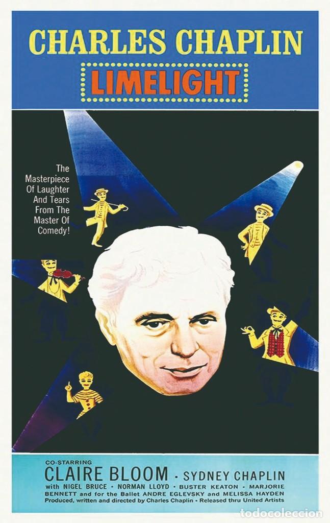 Cine: Charlie Chaplin - Limelight, 1952 PHOTO POSTCARD rp