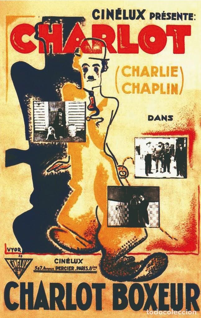 Cine: Charlie Chaplin, The Champion, 1915 PHOTO POSTCARD rp